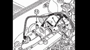 Замена турбины на двигателе K9K (Renault Kangoo). Часть 1. Снятие