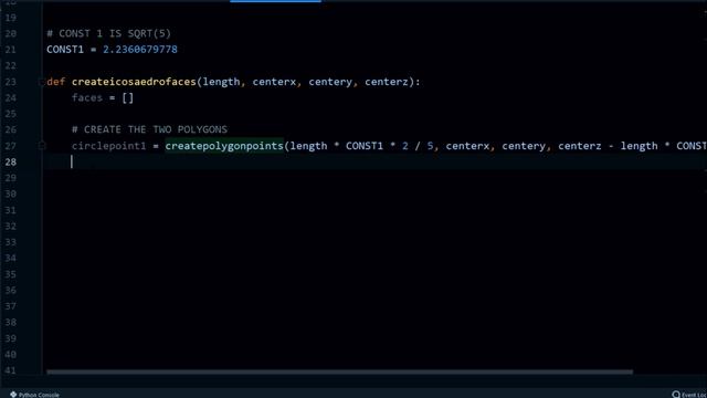 ICOSPHERE ALGORITHM: SPHERE 3D Python tutorial 2020 #31 смотреть онлайн