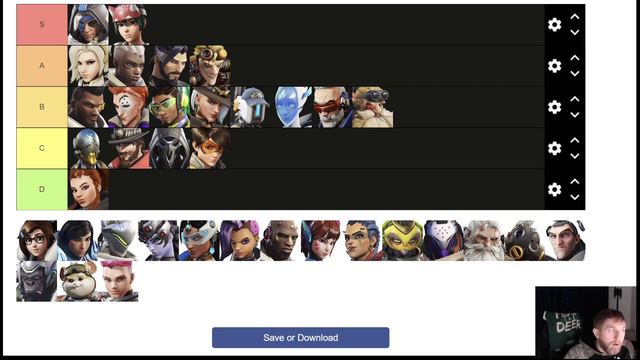 TheOWCoach's Tier List for Overwatch 2 Season 2 Post Patch смотреть онлайн