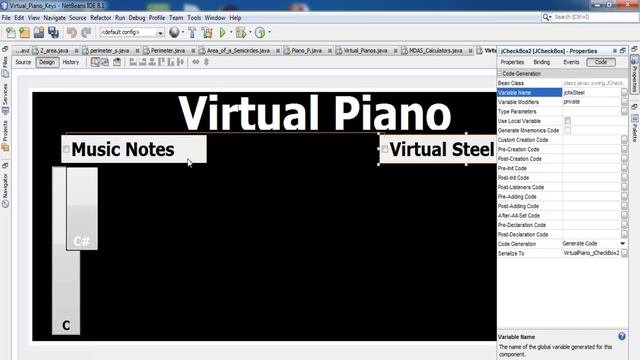 How to Create Virtual Piano in Java NetBeans смотреть онлайн