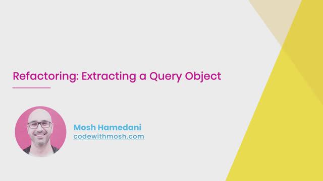 25- Refactoring- Extracting a Query Object смотреть онлайн