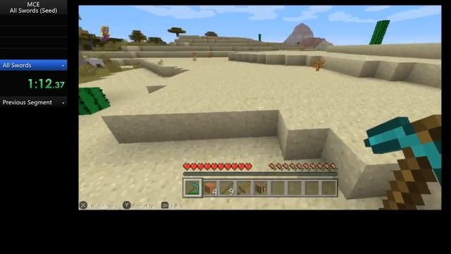 Minecraft Console Edition - Set Seed - All Swords speedrun in 03:11.48 смотреть онлайн