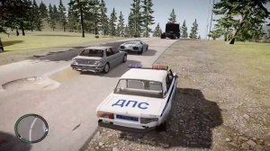 ГТА 4 КРИМИНАЛЬНАЯ РОССИЯ - РАБОТА ДПС, ПОГОНЯ и ОБЛАВА