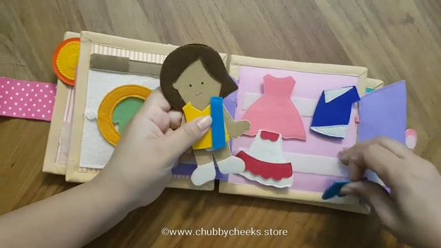 My Daily Activity Doll House Quiet Book | Quiet Books смотреть онлайн