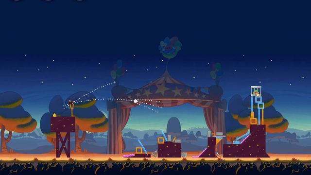 Angry Birds Seasons - Season 3 - Abra-Ca-Bacon 2-12 Three star Walkthrough смотреть онлайн