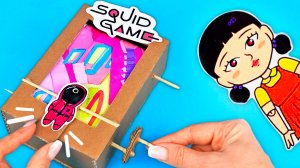 Как сделать Игру в Кальмара из картона Diy squid game
