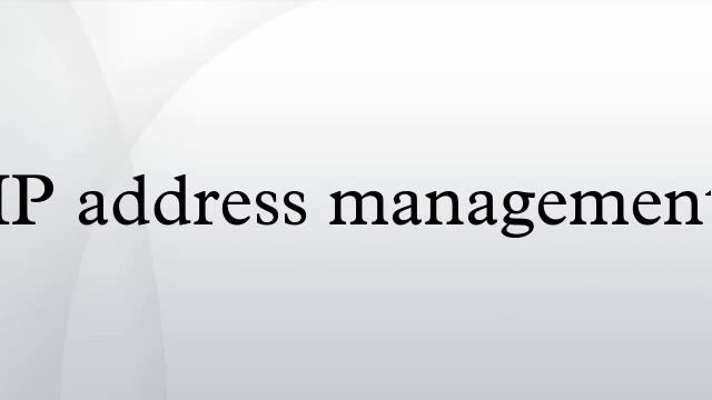 IP address management смотреть онлайн
