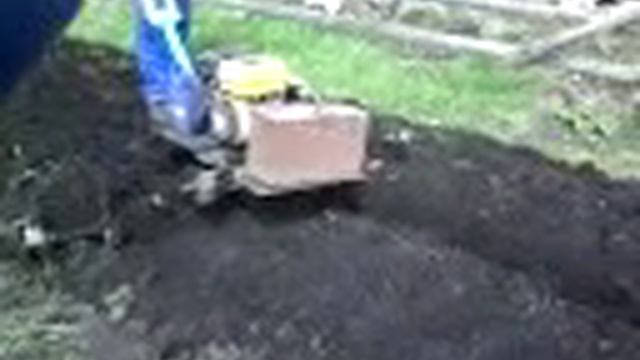 вспашка мотоблоком смотреть онлайн