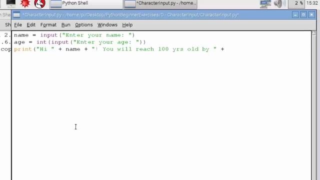 Python Beginner's Exercise : Character Input смотреть онлайн