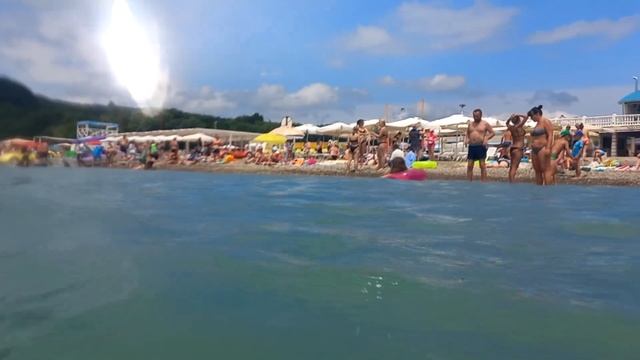 Отдых в Джубге/Купаемся в Море/Часть 3 #море #пляж смотреть онлайн