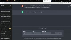 Selección redacción de contenido + Chat GPT AIPRM
