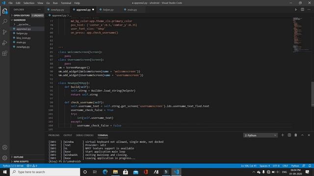 Kivymd Login System and Data Storage Python Project | Full app from Scratch смотреть онлайн