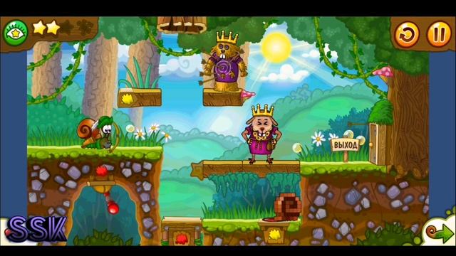 Game for children Snail Bob\ Игра для детей Улитка Боб \ Gioco Spiel Gry Dla Dzieci Spelet Part 2 смотреть онлайн
