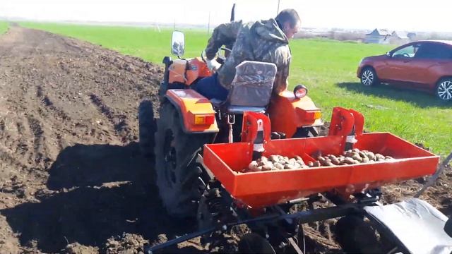 Картофелесажалка - Автоматизация посадки картофеля смотреть онлайн