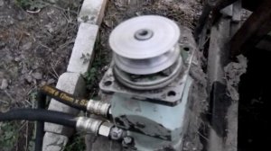 Минитрактор переломка 4х4_подключение гидромотора Г15-22