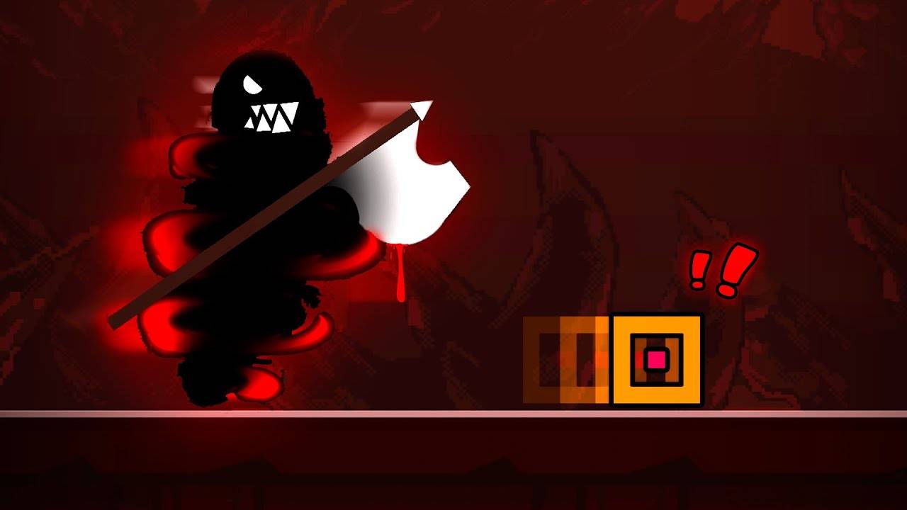 Я сделал ХОРРОР уровень в Geometry Dash 2.2!