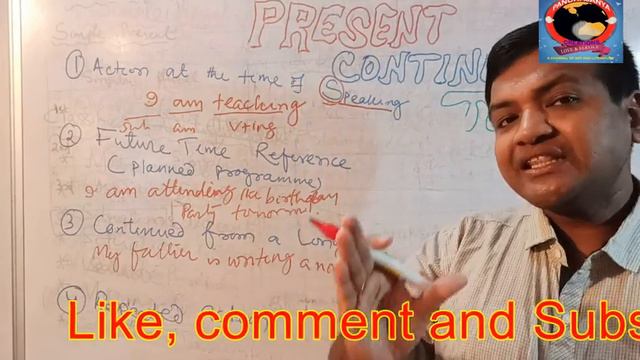 Present Continuous Tense смотреть онлайн