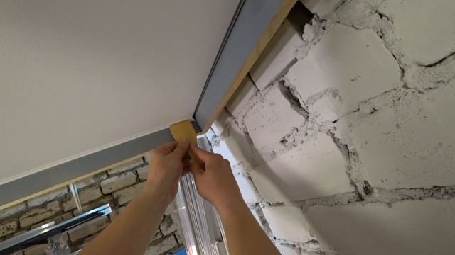 Как сэкономить на натяжном потолке|Микроплинтус смотреть онлайн