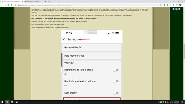 YouTube This Video Is Unavailable With Restricted Mode Enabled смотреть онлайн