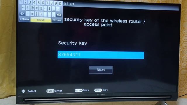 Sharp Smart TV Aquos Wifi setup connection смотреть онлайн