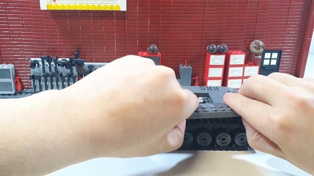 Лего танк Bat.-Chatillon 25 T. LEGO BatChat 25t .лего самоделка