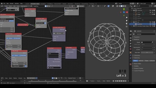 [Noding] Shape transition on knot - blender animation nodes смотреть онлайн