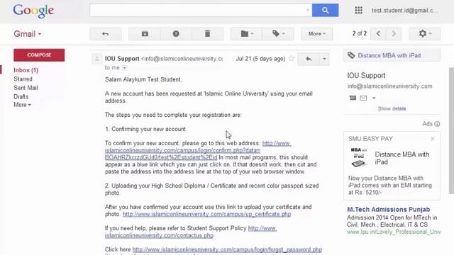 Video Tutorial to register at IOU Degree Campus смотреть онлайн
