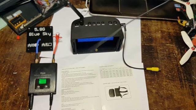 обзор функции видеовхода Шлема EACHINE EV800 с BANGGOOD