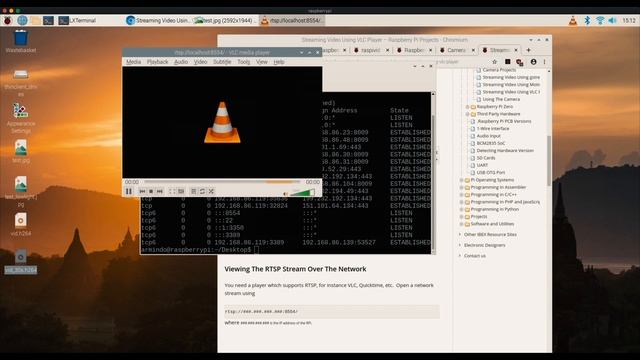 How to Setup a Raspberry PI 4 Camera and create a livestream with RTSP смотреть онлайн
