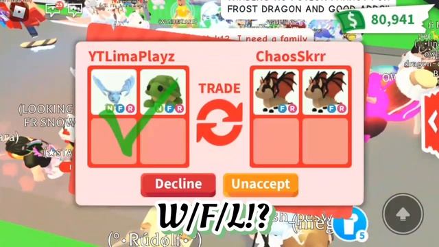 Is this a fair trade!? (Roblox Adopt Me) смотреть онлайн