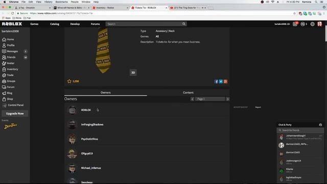 RARE 2012 ROBLOX ACCOUNT WITH RARE TIX ITEM (CLOSED) смотреть онлайн