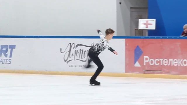 Первенство России среди юниоров 2019 Юнoши Произвольная программа 10# Владислав ДИКИДЖИ СПБ смотреть онлайн