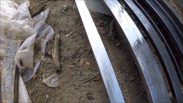 Шлифовка зачистка металлических труб-прожилин лепестковым диском. Забор ч.39. смотреть онлайн