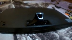 Снятие подставки для крепления монитора на стену. Монитор - Samsung LS27F358