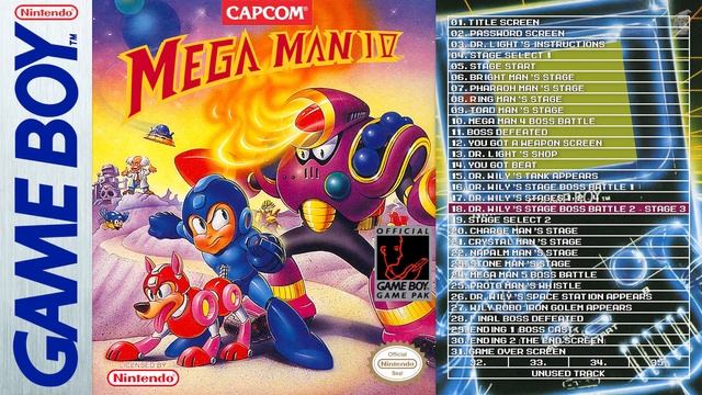 Mega Man IV Soundtrack (GB OST, 35 Tracks) Megaman 4 смотреть онлайн
