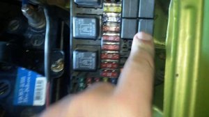 Проверка работы вентилятора охлаждения радиатора Daewoo Matiz