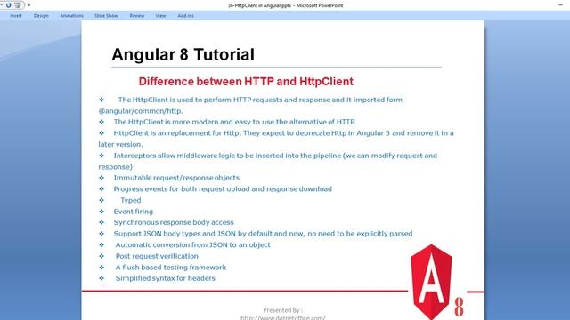 Part- 36: What is HttpClient And Difference between Http and HttpClient in Angular | Angular 8 смотреть онлайн