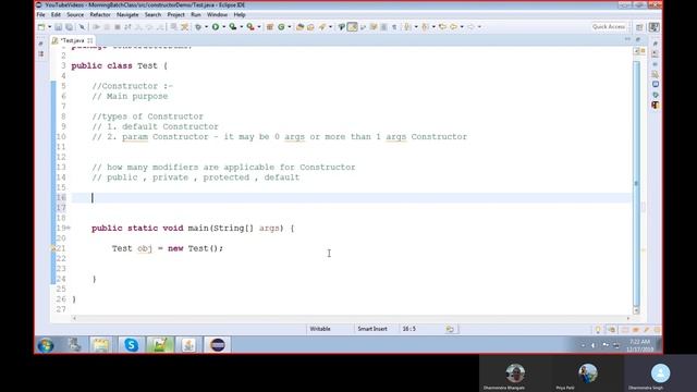 Constructor in java Part 1 смотреть онлайн