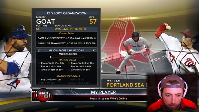 MY FIRST CAREER HOME RUN! MLB 2K13 Career Mode #2 смотреть онлайн