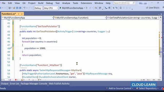 Building Event-Driven Applications with Durable Functions in Azure | Lecture 110 смотреть онлайн