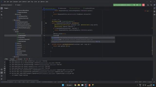 Let’s Build an E-Commerce Store with a Spring Boot Backend - Episode 17: Address Updating смотреть онлайн