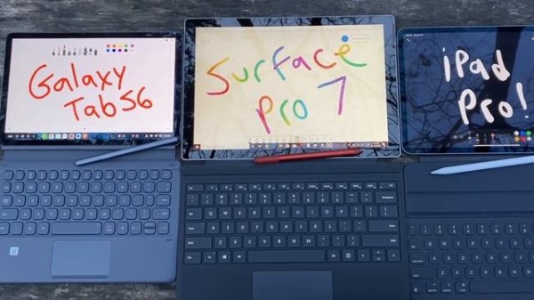 Samsung Galaxy Tab S6 vs Surface Pro 7 vs iPad Pro 11
