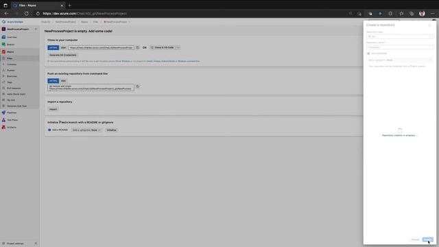 Create and Import Git Repository смотреть онлайн