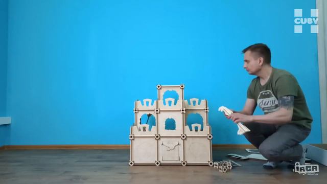 Дом-конструктор CUBY "Крепость Черного Дракона". смотреть онлайн