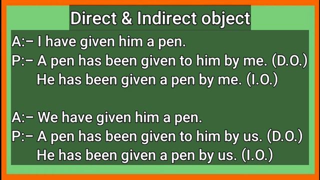 Change the voice - Part 2 (Present Perfect Tense and Simple Past Tense) смотреть онлайн