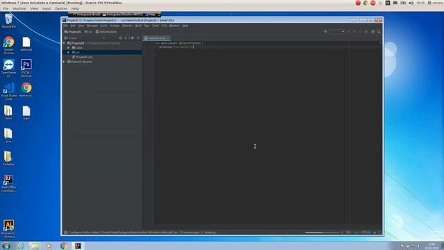 Kotlin Introdução - Configuração do IntelliJ e os primeiros exemplos смотреть онлайн