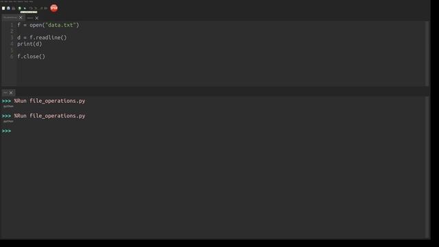 Python 101: read lines from file смотреть онлайн