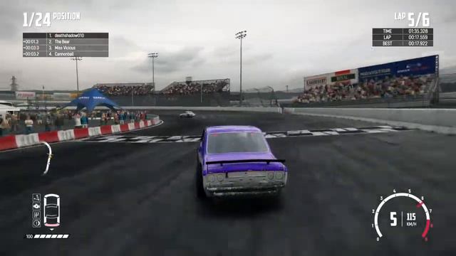 Wreckfest ps4 Gameplay 1 смотреть онлайн