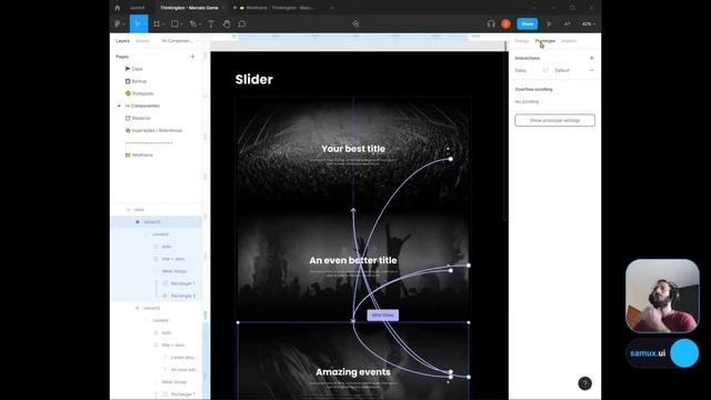 COMO CRIEI UM SLIDESHOW NO FIGMA смотреть онлайн