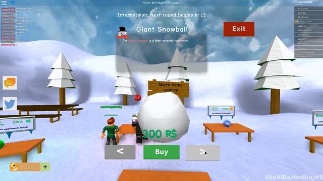Roblox Snow Ball Fighting Simulator | The frosty warrior смотреть онлайн